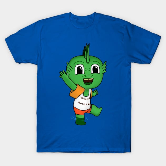 Terrifying Swamp Monster T-Shirt by CheshirePope